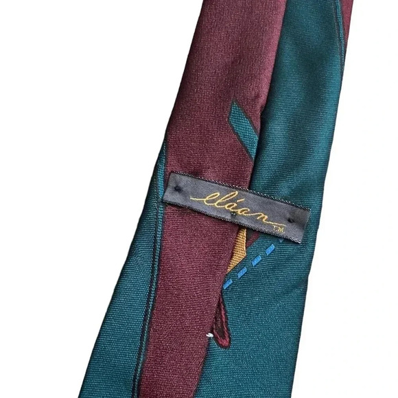 Elaan Burgundy Skinny Tie - Picture 3 of 3